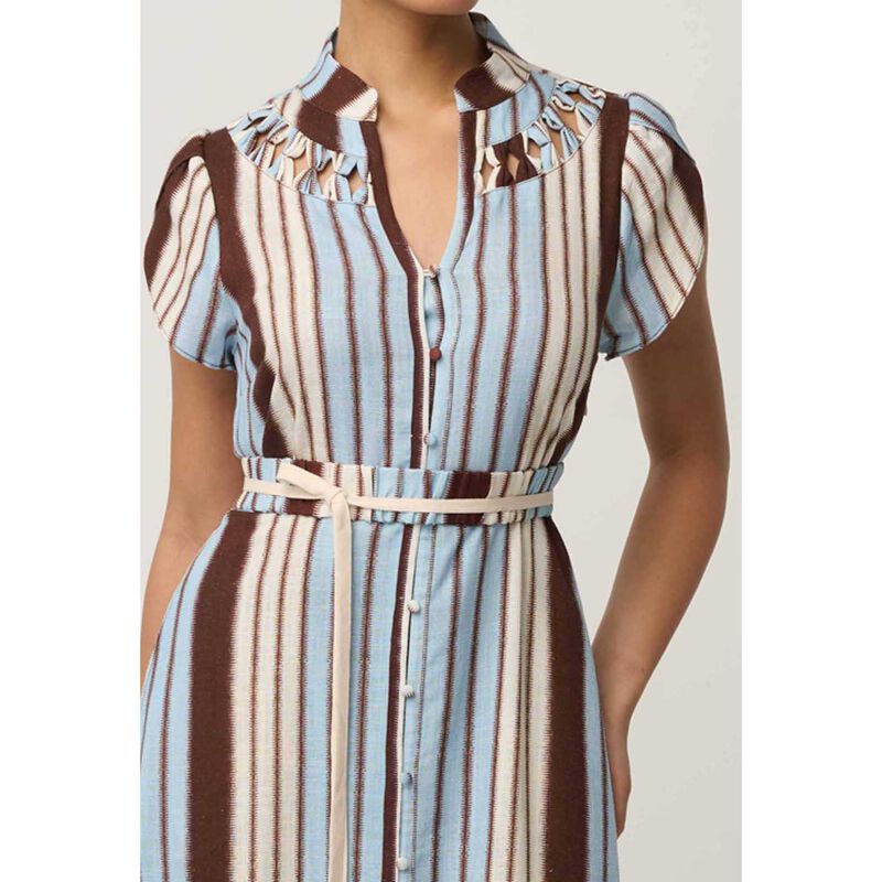 OnceWas Cattleya Smock Detail Maxi Dress image number 2